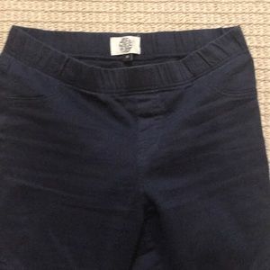 Navy stretch pants/leggings